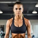 фитнес, девушка в спортзале: спорт
