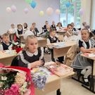 В первом классе: школьники, 1 сентября