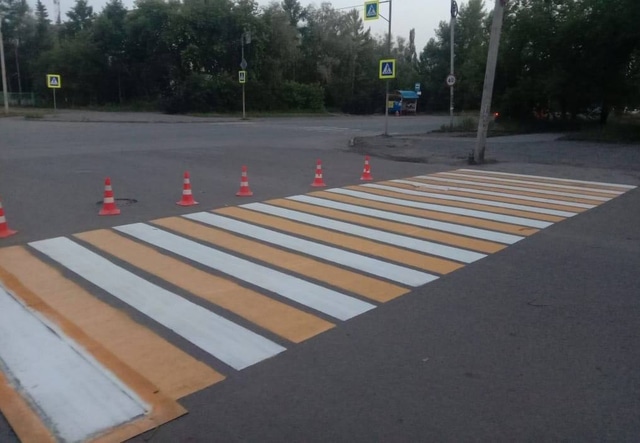 Разметка на дороге