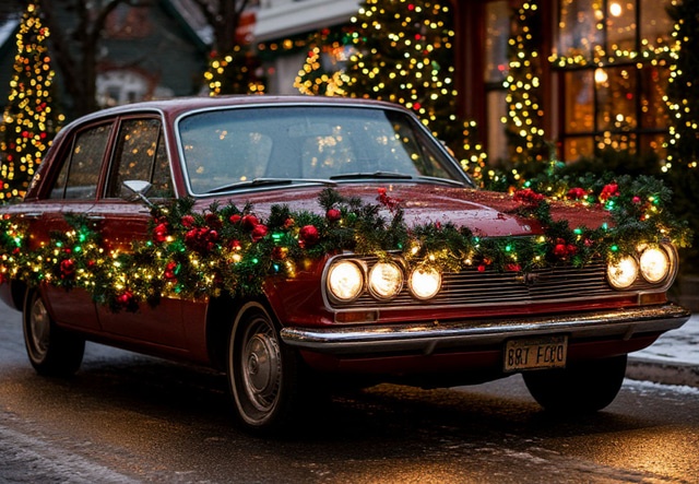 Табу на снежинки: омичей-водителей предупредили об ответственности за украшение автомобилей