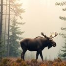 Лось: животное