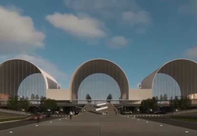 Аэропорт Омск-Федоровка рендер