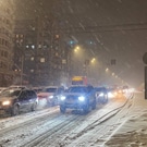 Зима, снег, пробки: погода