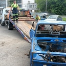 Бесхозная машина: автомобиль, эвакуатор