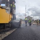 Асфальтирование моста у Телецентра: мост у Телецентра