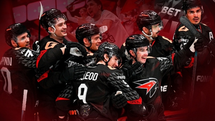 Авангард победа коллаж: ХК Авангард