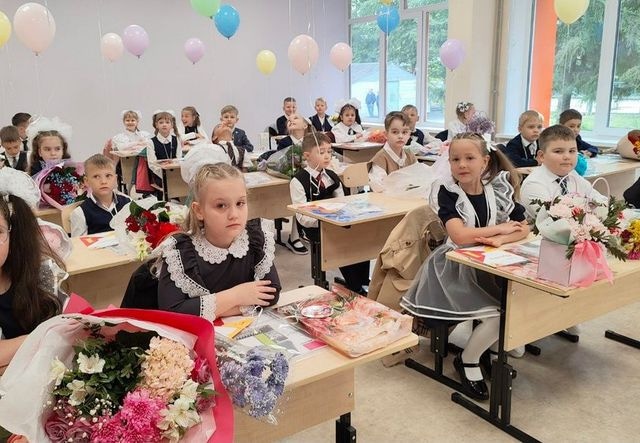 В первом классе