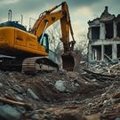 Экскаватор снос: снос, экскаватор