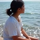 девушка на берегу моря: девушка, море