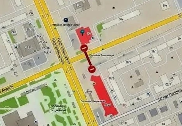 перекрытие 22 апреля