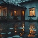 затопление_дом: затопление, дом, ливень, погода, паводок