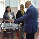 Сергей Шелест на выборах с женой и дочерью: выборы, Сергей Шелест