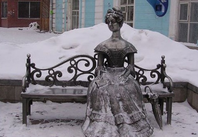 Любочка, зима, Любинский проспект