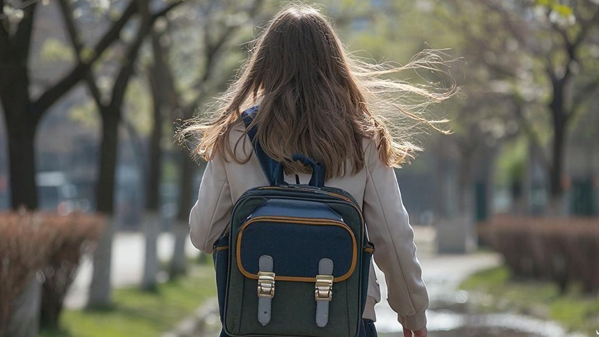 Школьница: девочка