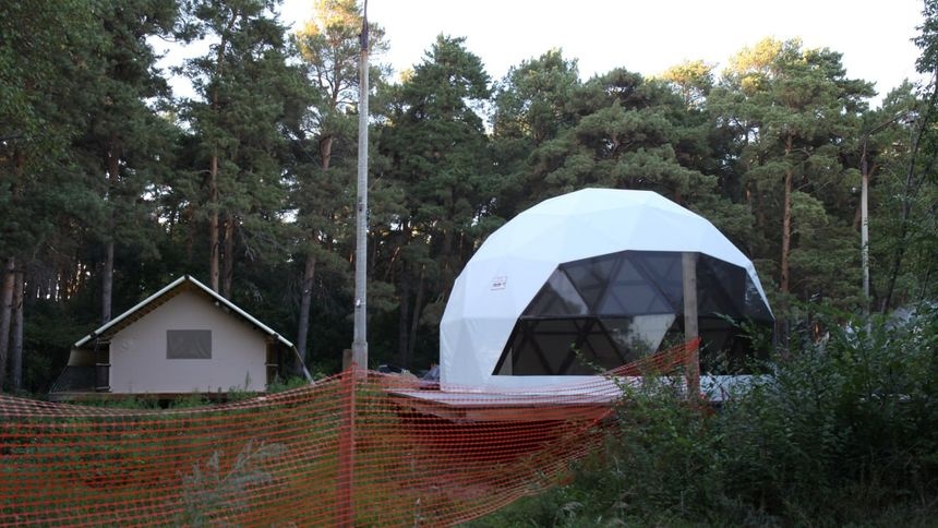 На омском курорте строят «космическую» базу отдыха