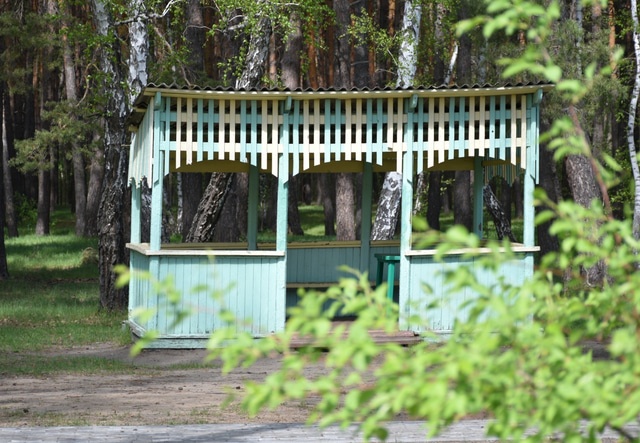 беседка в детском лагере: беседка