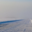 Ледяная переправа: река