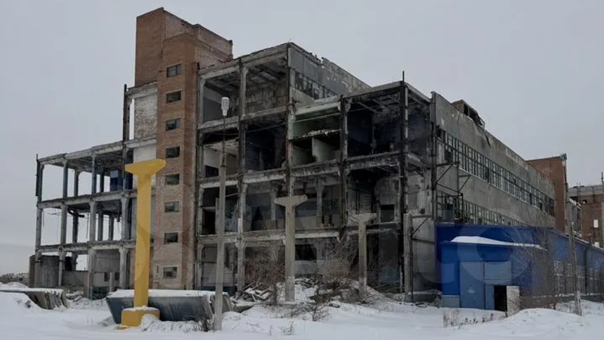 Рядом с Северным обходом Омска задорого продают руины химического завода