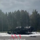 Газель сгорела: пожар
