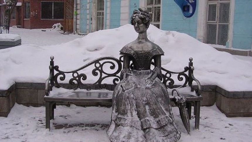 Любочка, зима, Любинский проспект