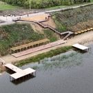 пляж у озера Старица, Красный Яр: пляж