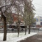 снег, осень: погода