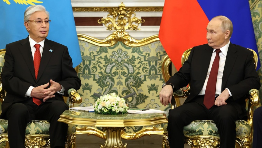 Владимир Путин и Касым-Жомарт Токаев