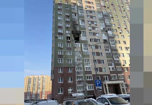 Появились кадры последствий пожара в омских Кузьминках