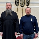 Дионисий И Долматов_вручение медали Сильвестра: Дионисий, Геннадий  Долматов